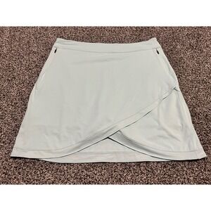 F41 Peter Millar Womens‎ Golf Skort Athletic Skirt Light Blue Size M